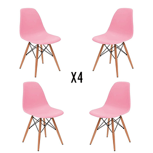 Pack 4 Sillas Eames
