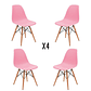 Pack 4 Sillas Eames - Miniatura 2