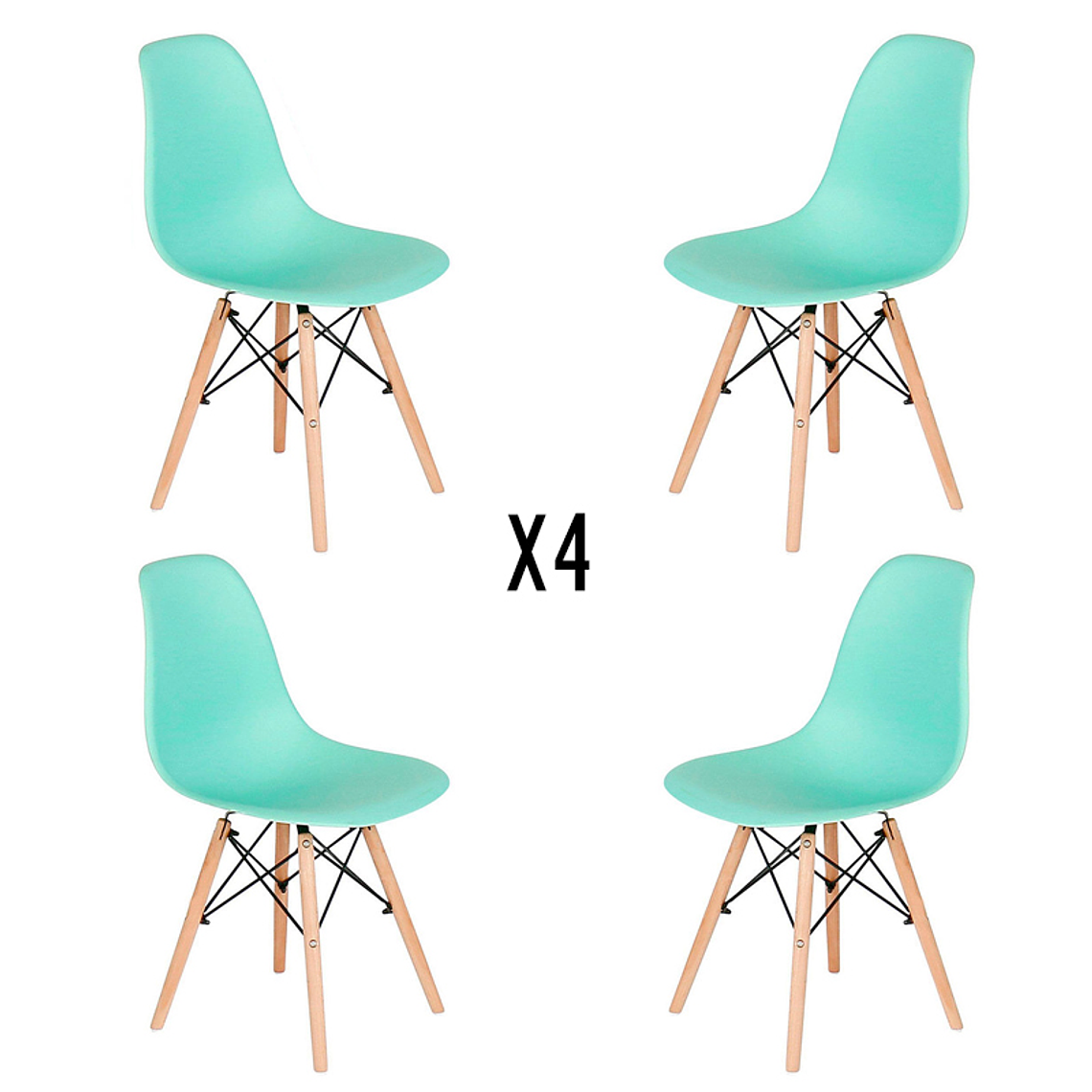 Pack 4 Sillas Eames 5