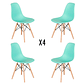 Pack 4 Sillas Eames - Miniatura 5
