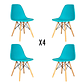 Pack 4 Sillas Eames - Miniatura 6