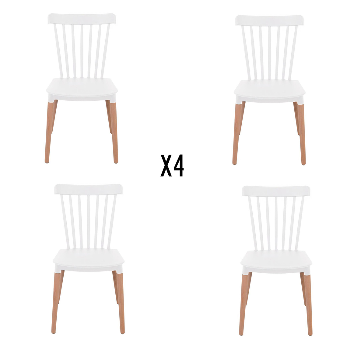 Pack 4 Sillas Windsor 3