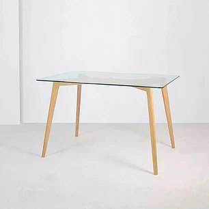 Mesa Hawaii rectangular vidrio 130x80 cm