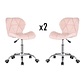 Pack 2 Sillas escritorio Rubik Radar Rosadas - Miniatura 1