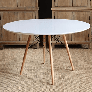 Mesa redonda tipo Eames 120 cm