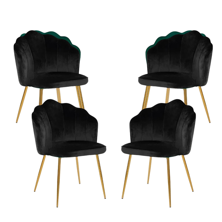 Pack 4 Sillas Ostra  2