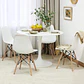 Comedor Siena redondo blanco 100 cm con 4 Sillas Eames - Miniatura 3