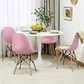 Comedor Siena redondo blanco 100 cm con 4 Sillas Eames - Miniatura 1