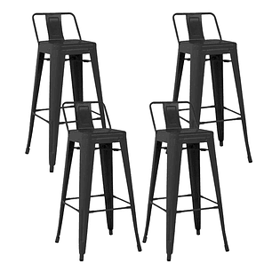 Pack 4 Taburetes Piso Tolix colores 77 cm