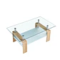 Mesa centro Prisma rectangular vidrio - Miniatura 2