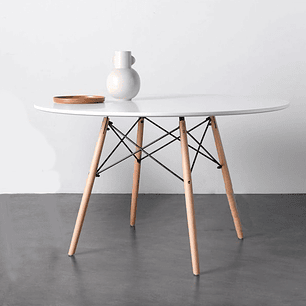 Mesa redonda tipo Eames 120 cm