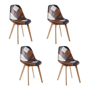 Pack 4 Sillas Patchwork Botticelli