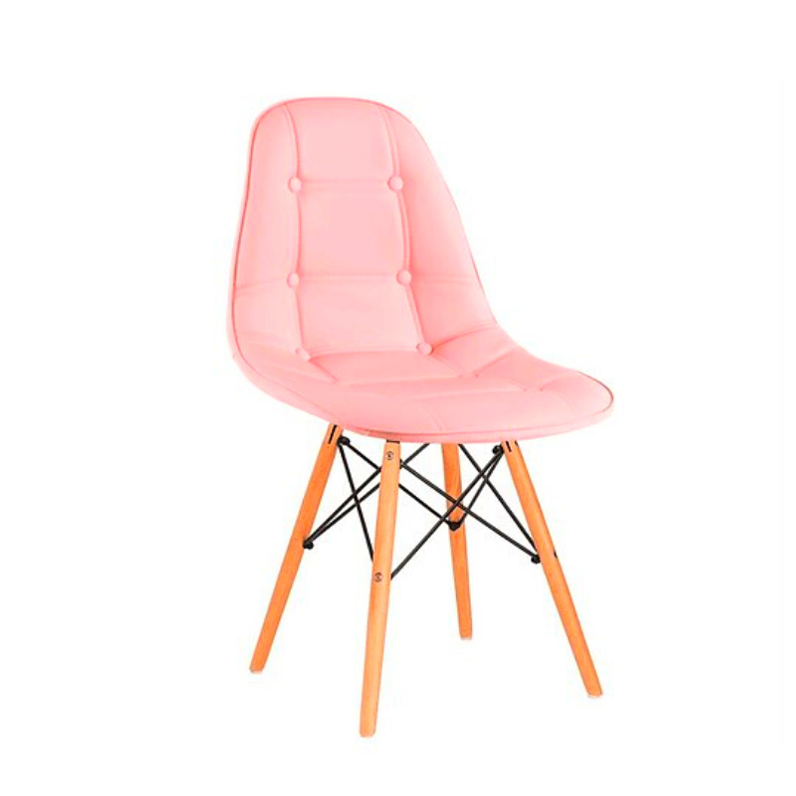 Comedor Moscú rectangular negro 120x80 cm con 6 Sillas Buckle 3