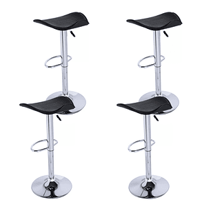 Pack 4 Taburetes pisos bar basic regulable