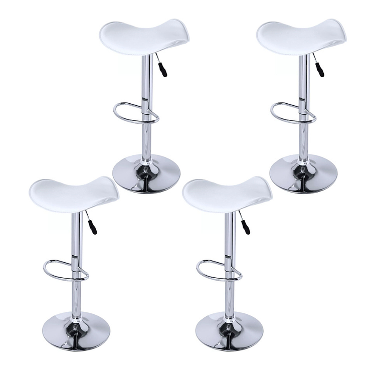 Pack 4 Taburetes pisos bar basic regulable 2