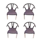 Pack 4 Sillas Wishbone - Polipropileno - Miniatura 4