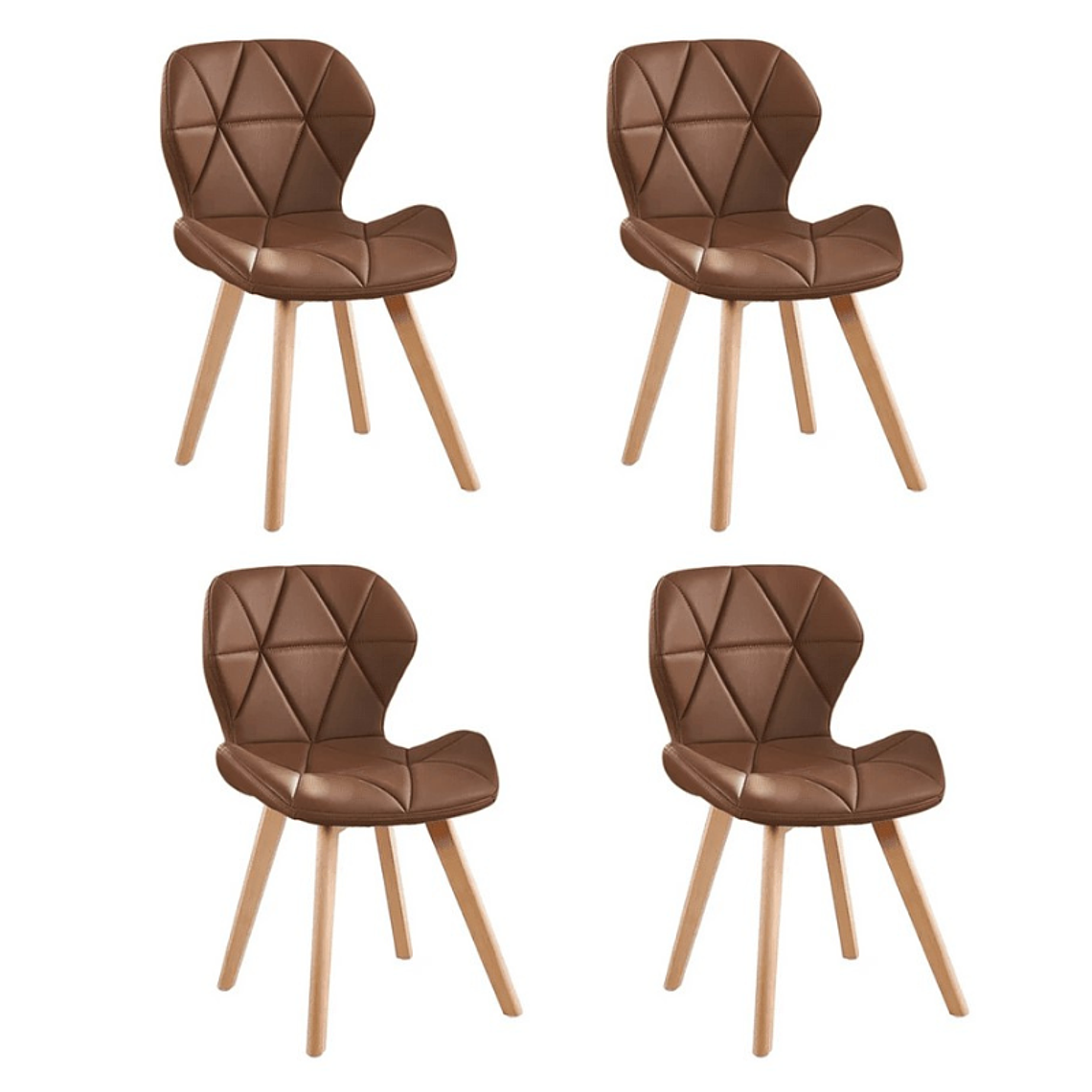 Pack 4 Sillas Mariposas Rubik Wood 3