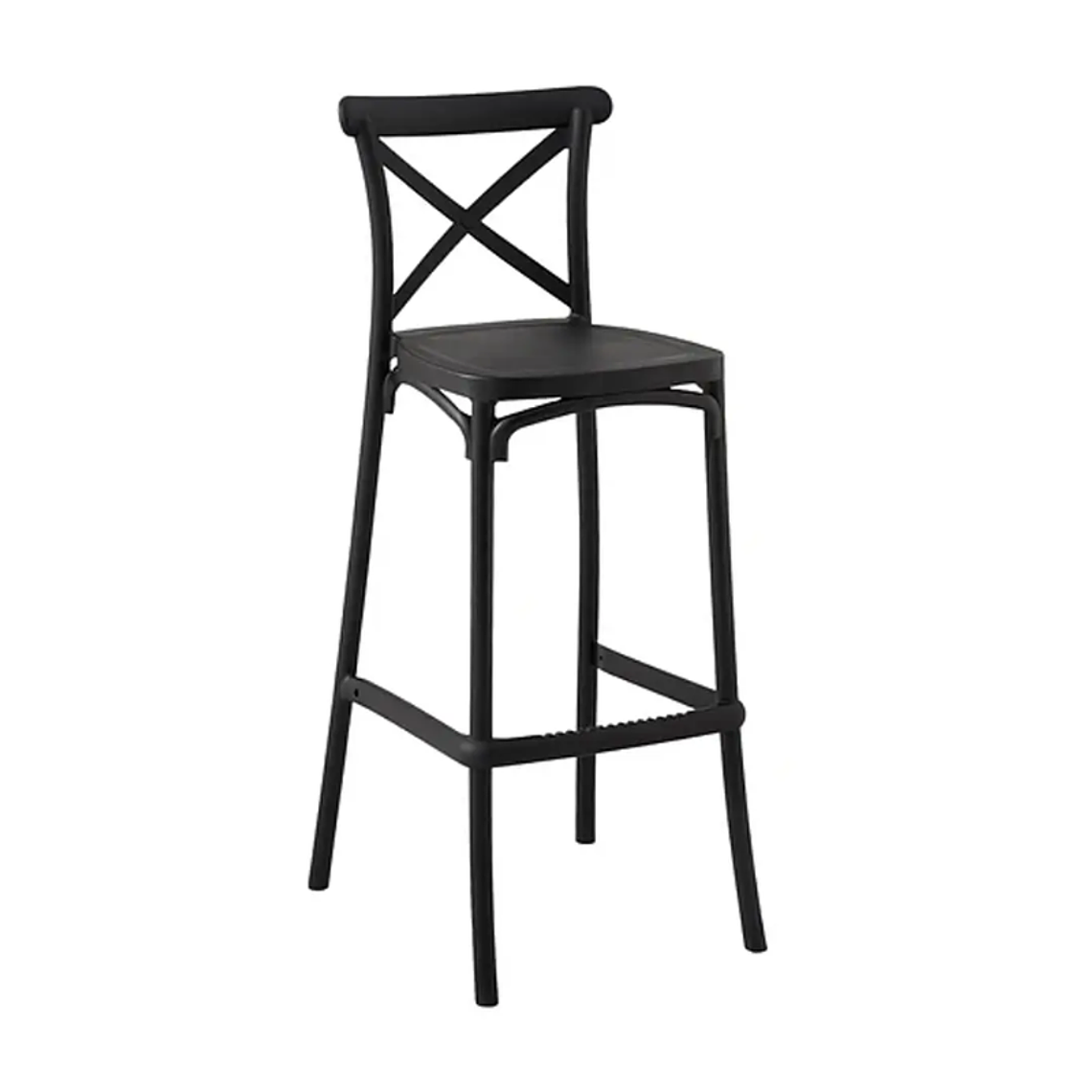 Pack 4 Taburetes Danubio unicolor 65 cm 2