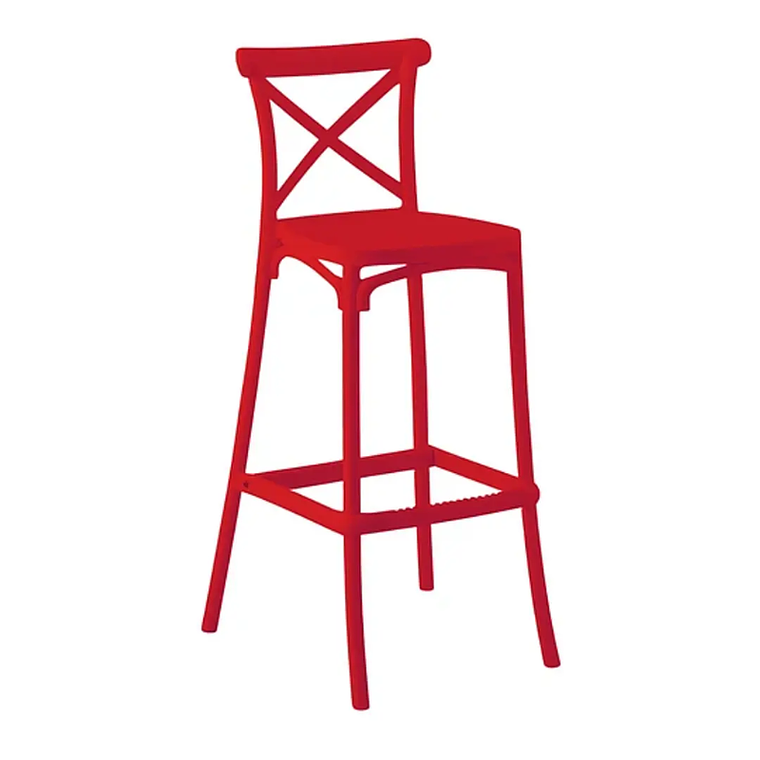 Pack 4 Taburetes Danubio unicolor 65 cm 4