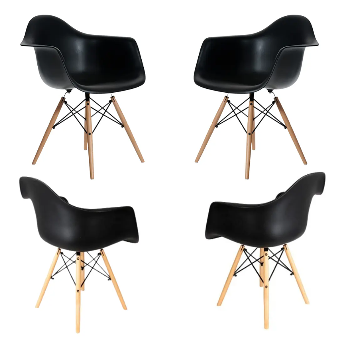 Pack 4 Butacas Eames 4