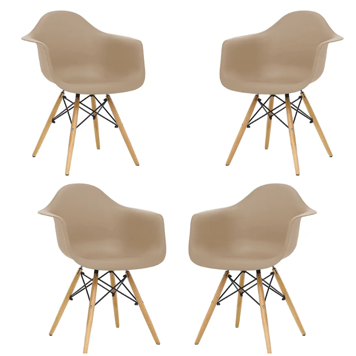 Pack 4 Butacas Eames 8