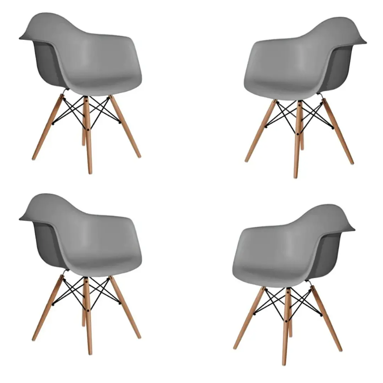 Pack 4 Butacas Eames 5