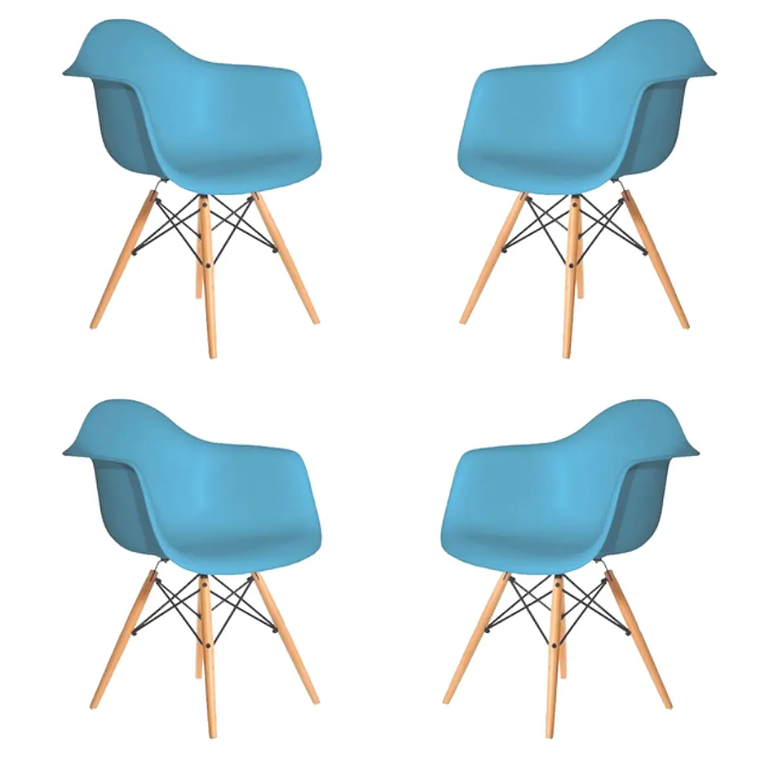 Pack 4 Butacas Eames 7
