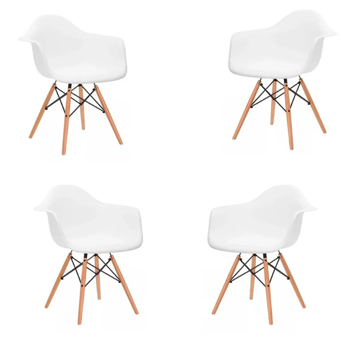 Pack 4 Butacas Eames 3