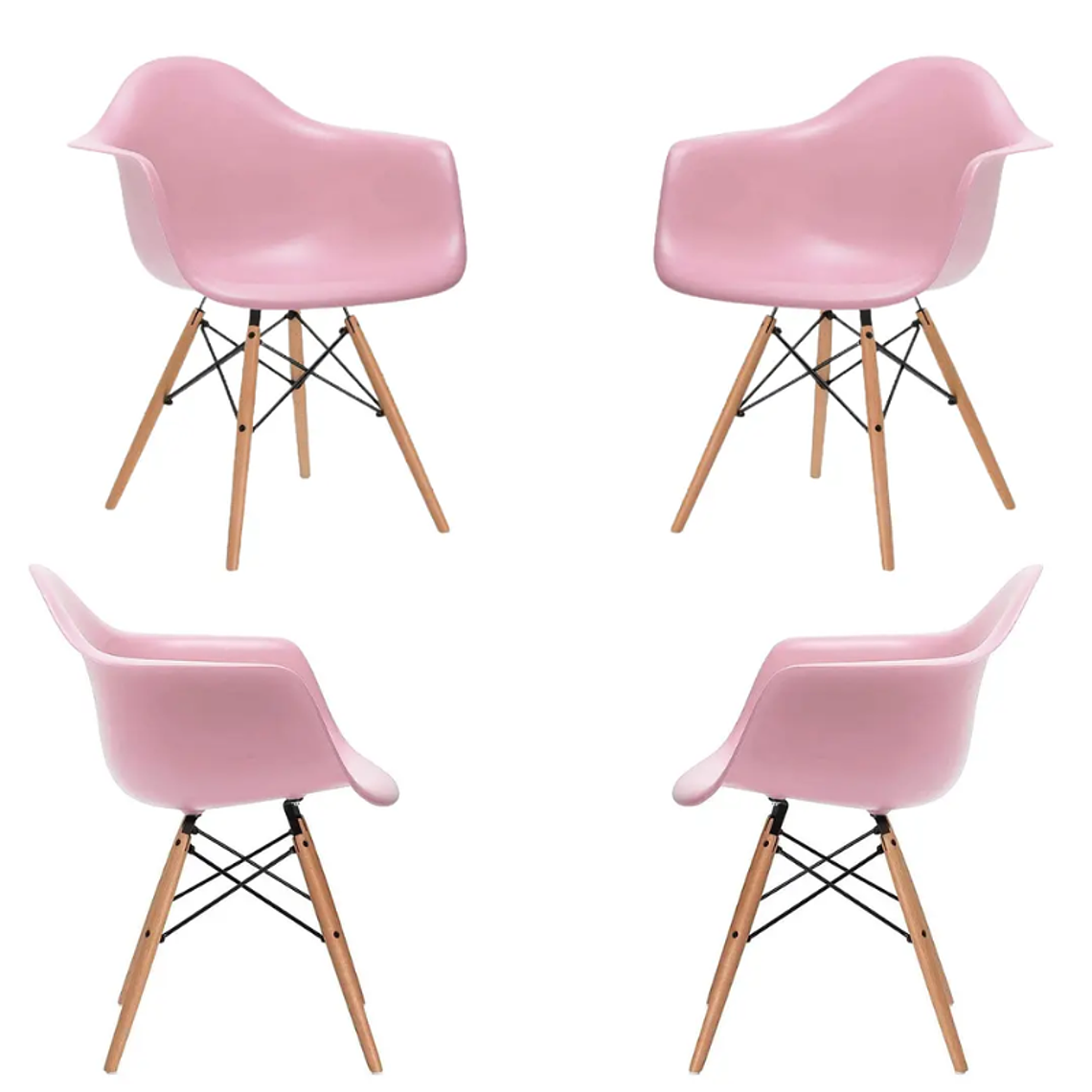 Pack 4 Butacas Eames 1
