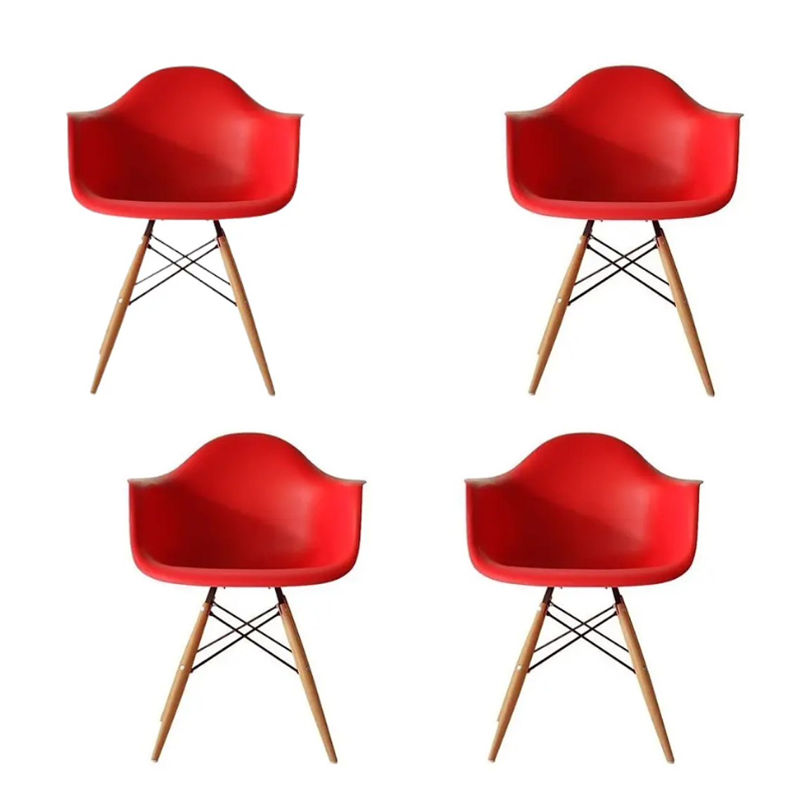 Pack 4 Butacas Eames 6