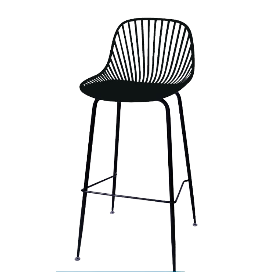 Pack 4 Taburetes Vibo negros 76 cm 6