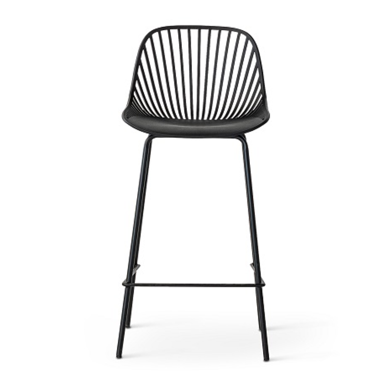 Pack 4 Taburetes Vibo negros 76 cm 5