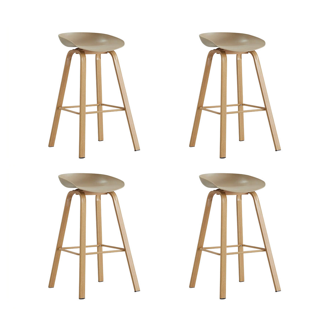 Pack 4 Taburetes Nordicos 14