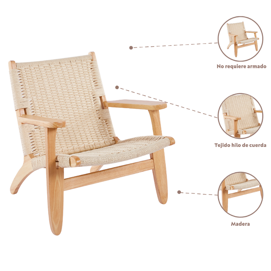 Butaca Sitial Danesa Valhalla  2