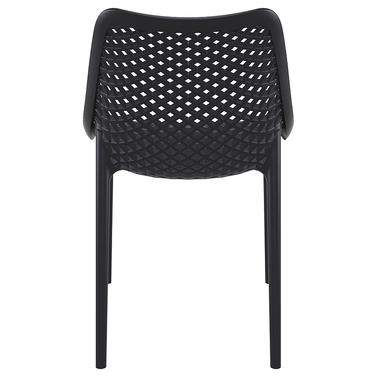 Comedor Bari cuadrado 70x70 cm con 4 Sillas de terraza Rostock 7