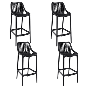 Pack 4 Taburetes de terraza Rostock 75 cm