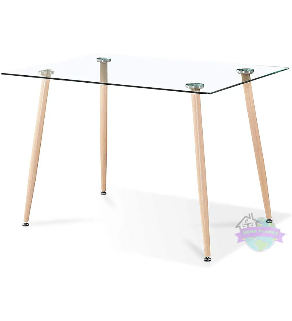 Mesa Rectangular de Vidrio 160x90 cm