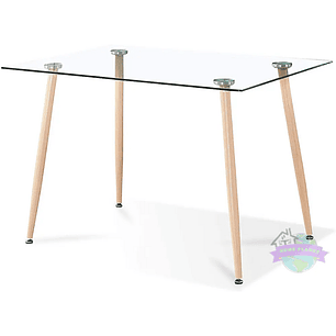 Mesa Rectangular de Vidrio 160x90 cm