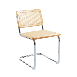 Silla Breuer Madera y Rattan