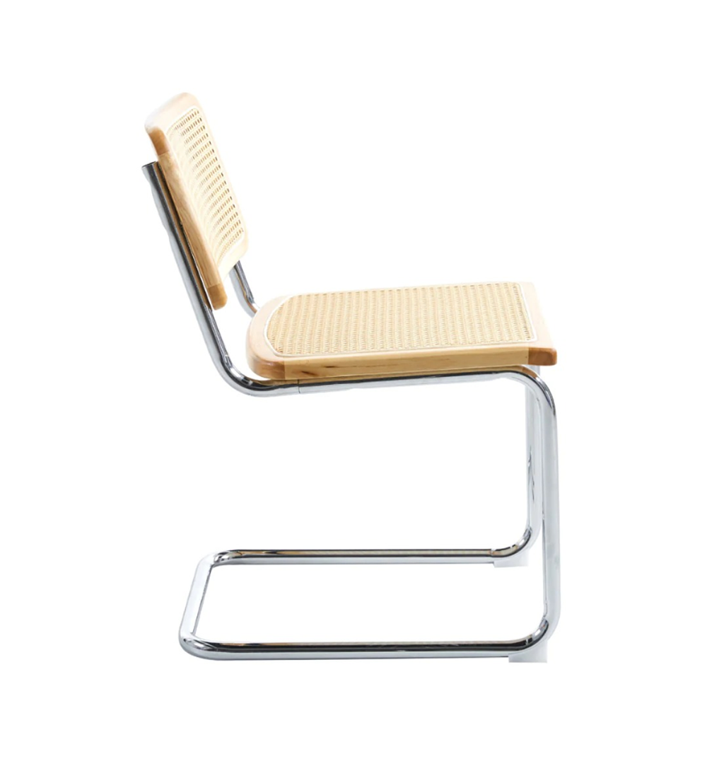 Silla Breuer Madera y Rattan