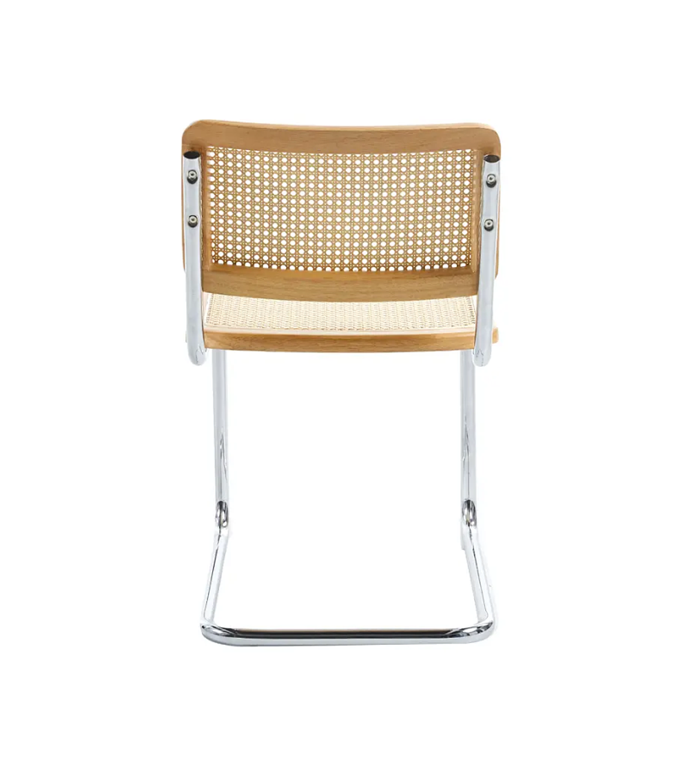 Silla Breuer Madera y Rattan