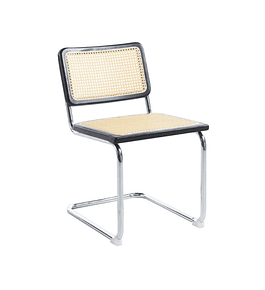 Silla Breuer Madera y Rattan