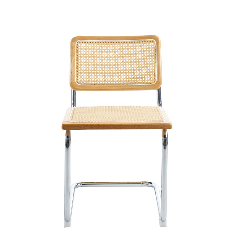 Silla Breuer Madera y Rattan 4