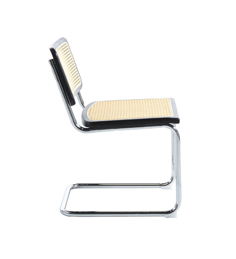 Silla Breuer Madera y Rattan