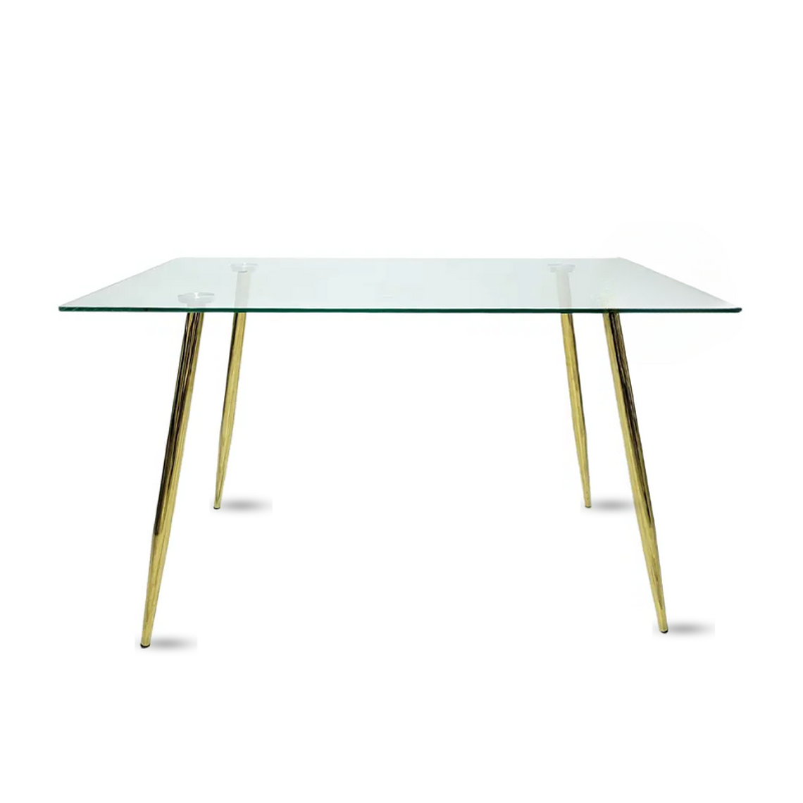 Comedor Breda Gold rectangular 130x80 cm con 4 Sillas breda gold velvet 5