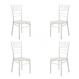 Pack 4 Sillas Chiavari - Polipropileno
