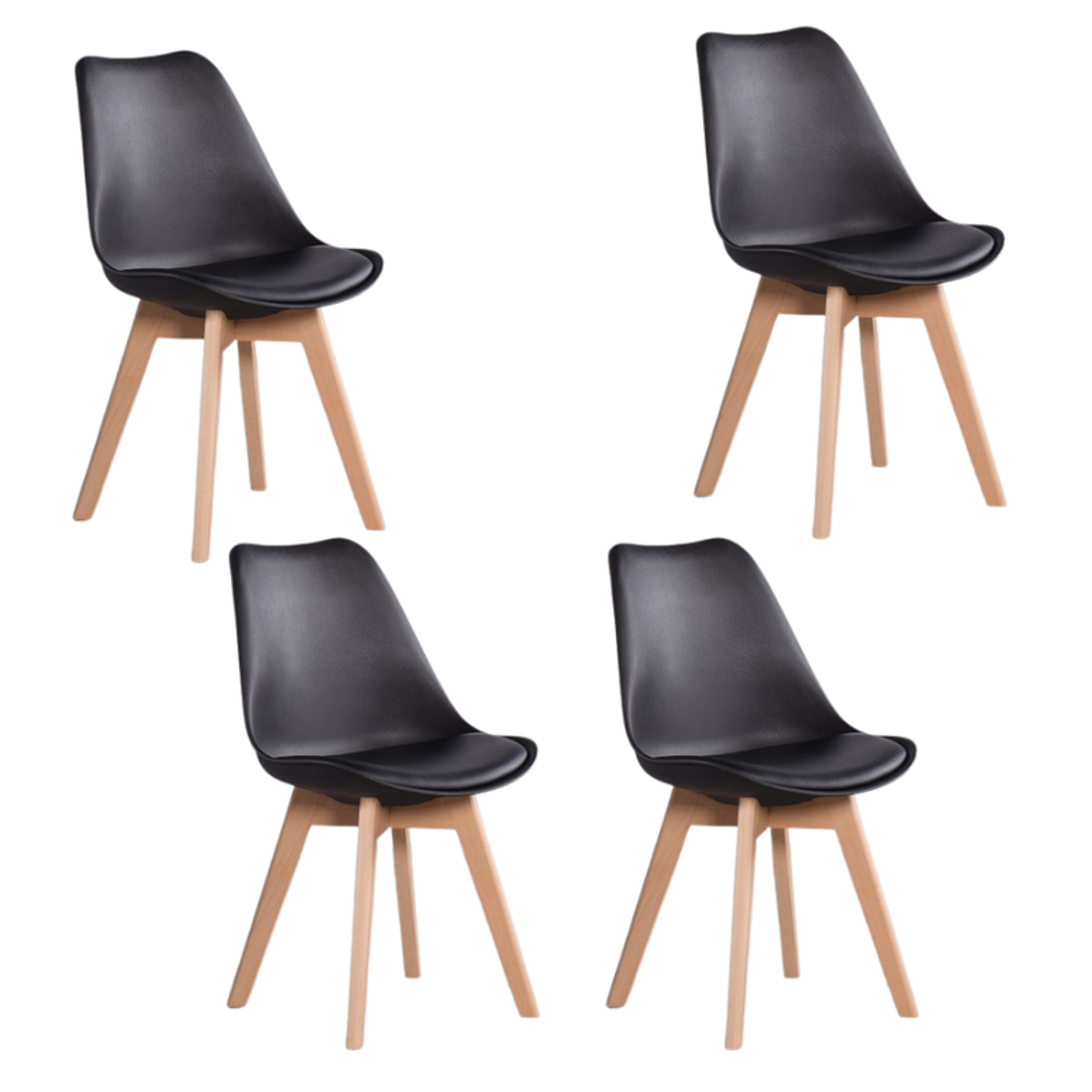 Pack 4 Sillas Tulip  2