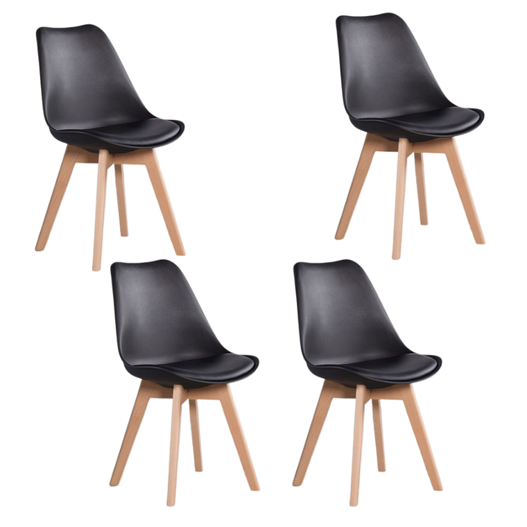 Pack 4 Sillas Tulip  2