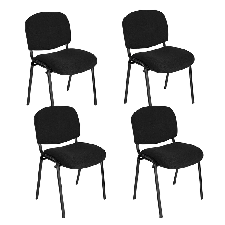 Pack 4 Sillas ISO - Meeting Tela 1