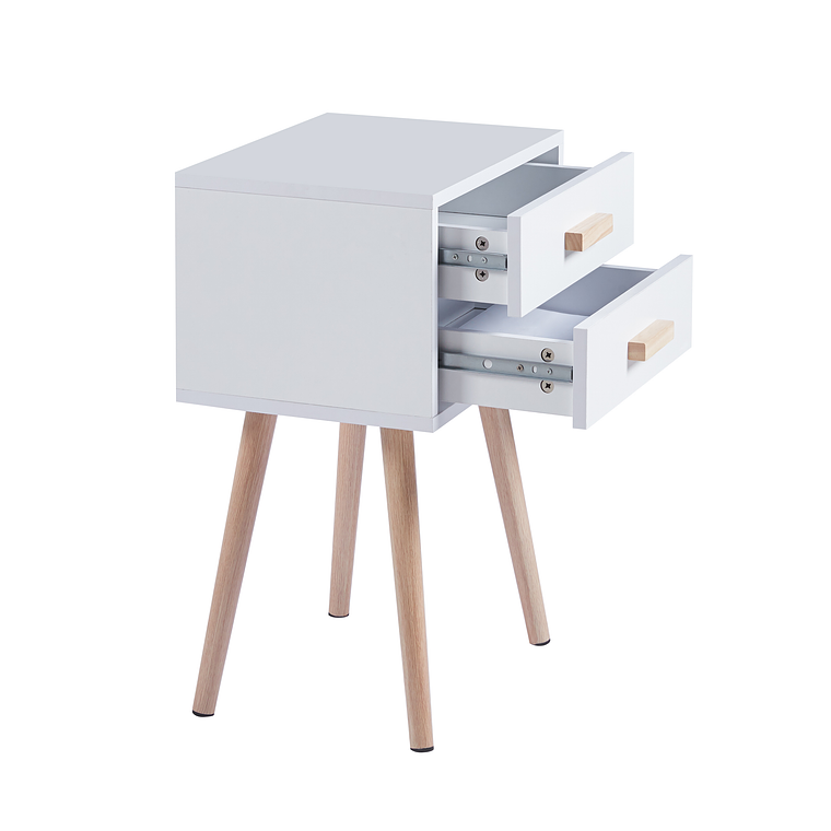 Velador Eames Doble Blanco 8